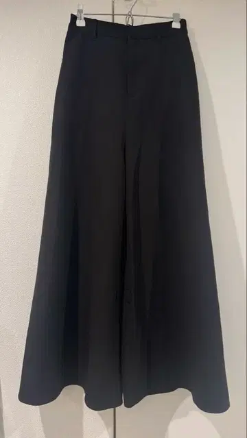 HARE 2way 와이드 플레어 팬츠 블랙