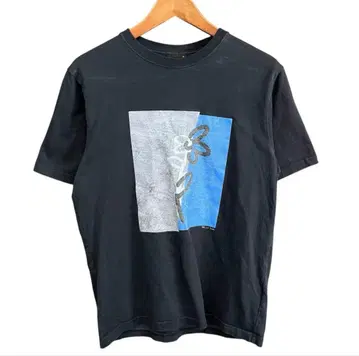 Paul Smith 블랙 플라워 프린트 T셔츠 XL