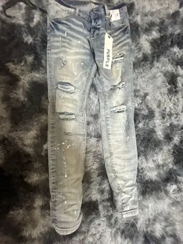 PURPLE 스키니 데님 30