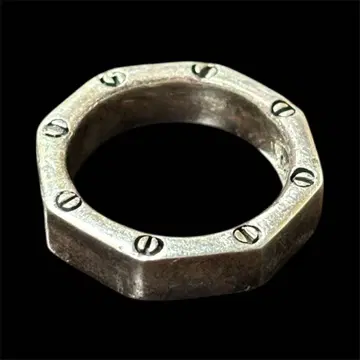 실버/팔각형 반지/러브링/925/반지 8각형