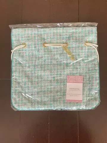 Charmant Sac 샤르망삭 트위드 복조리백 그린 계열