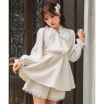 ROJITA BIG 리본 트위드 셋업