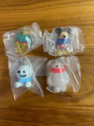 디즈니 캐릭터 메지루시 액세서리 Winter 4종 세트