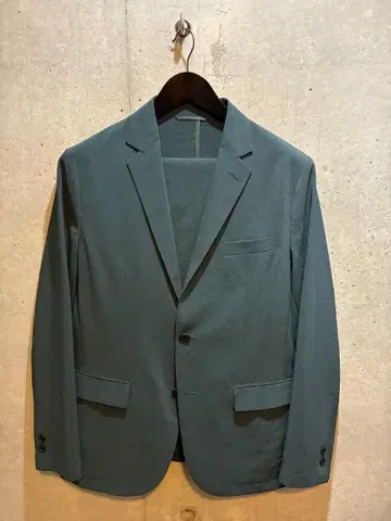 UNITED ARROWS 그린 레이블 셋업 그린