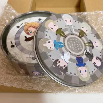 헤타리아 화집 특전 카드놀이 카드 캔 포함 미니 캐릭터 대집합