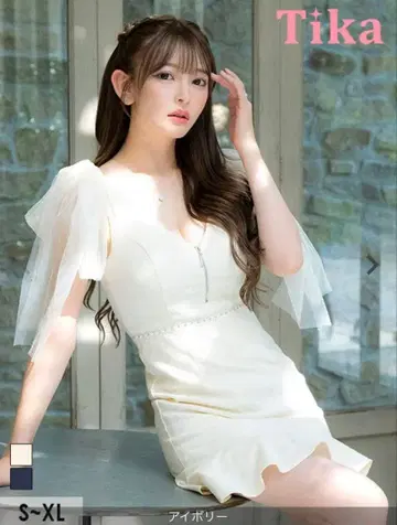 [ 미사용 새상품 ] Tika 타이트 미니 드레스 캬바쿠라