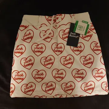 [ 미사용 새상품 ] Jack Bunny 하트 무늬 스커트 S사이즈