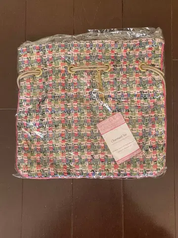 샤르망 사크 트위드 복조리 백 핑크 계열