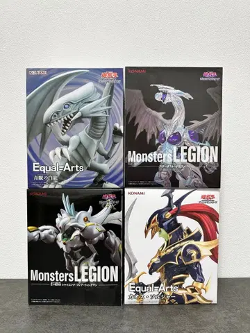 유희왕 피규어 4종 세트