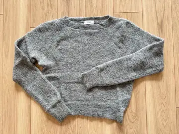 새상품급 [ TIMELESS WOMEN 그레이 모헤어 스웨터 F ]