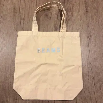 BEAMS 토트백 베이지