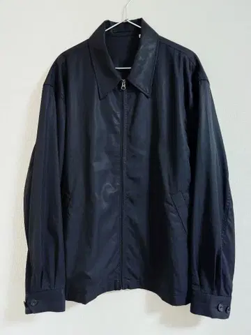 UNIQLO U 블랙 지퍼 캐주얼 자켓