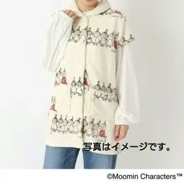 무민 리틀 미이 시브링즈 민소매 룸웨어 아이보리 [새상품]