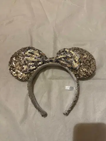 미키 모양 스팽글 머리띠