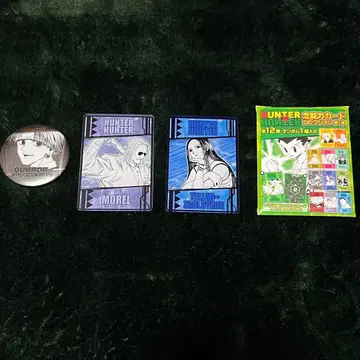 HUNTER x HUNTER 넨 능력 카드 데 컬렉션 캔뱃지 클로로