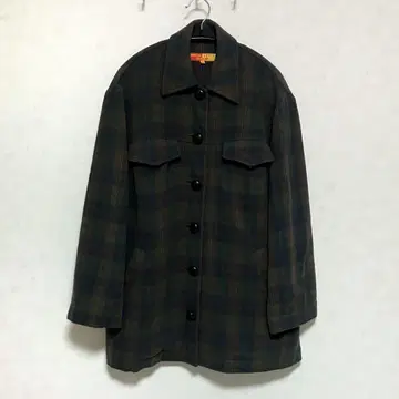 HAMNETT 울 체크 셔츠 큐프라 안감