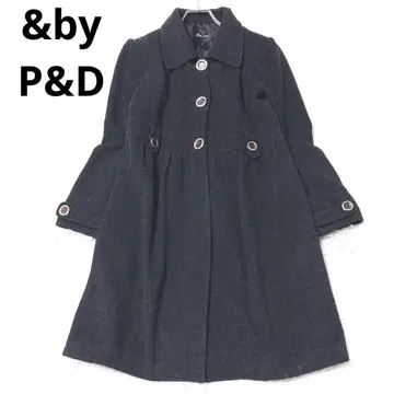 핑키 다이앤 아우터 코트 아우터 A라인 가을 겨울 울 블랙