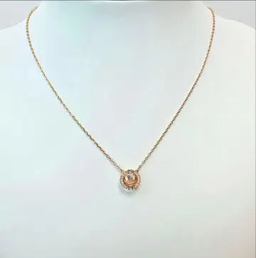 스와로브스키 Una 목걸이 댄싱 크리스탈 골드