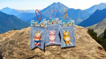 츠부라야 프로덕션 캐릭터 소프트 비닐 공 체인 마스코트 부스카 키링