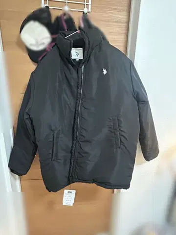 U.S. POLO ASSN. 블랙 다운 자켓 L