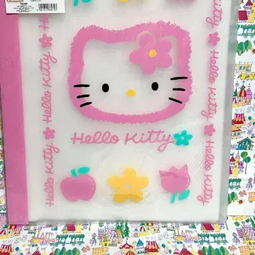 헤이세이 레트로 산리오 카오하나 헬로키티 상장 파일 서류 기념 보존