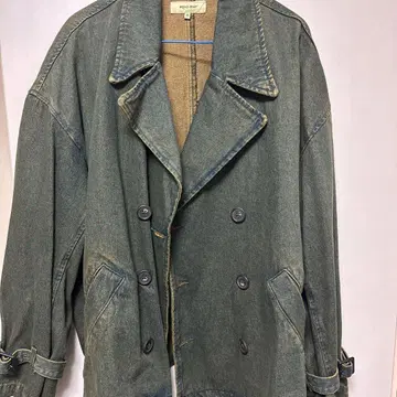 카키 데님 자켓