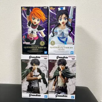 진격의 거인 프리큐어 피규어 4점 묶음 판매