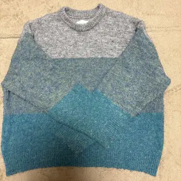 SINS 스웨터 그레이 파랑