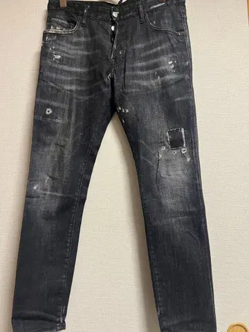 DSQUARED 디스퀘어드 데미지 가공 스키니 데님 팬츠