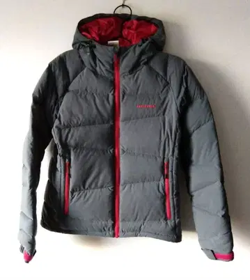 SOUTHFIELD 후드 부착 다운 자켓 그레이 아웃도어