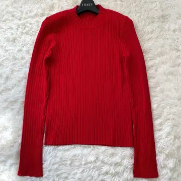 폭시 미드나잇 선 리브 니트 20년 긴팔 빅 사이즈 42