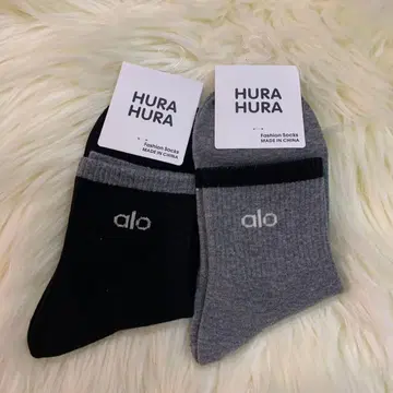 [ 새상품 ] 애로우 요가 ALO Yoga 라인 양말 양말 2세트