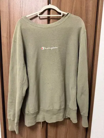 Champion 챔피온 리버스 위브 맨투맨 올리브 XL