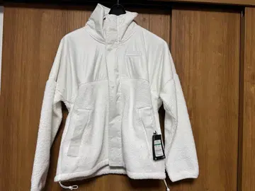 언더아머 화이트 플리스 자켓 여성용 LG 사이즈