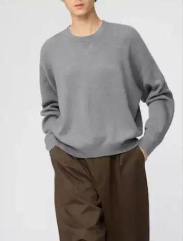 스무스 코튼 크루넥 스웨터 L 사이즈