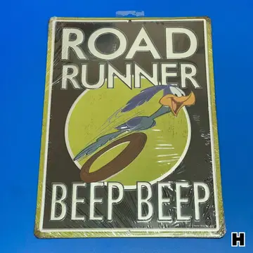 메탈 플레이트 루니툰 로드러너 아메리칸 잡화 No.H