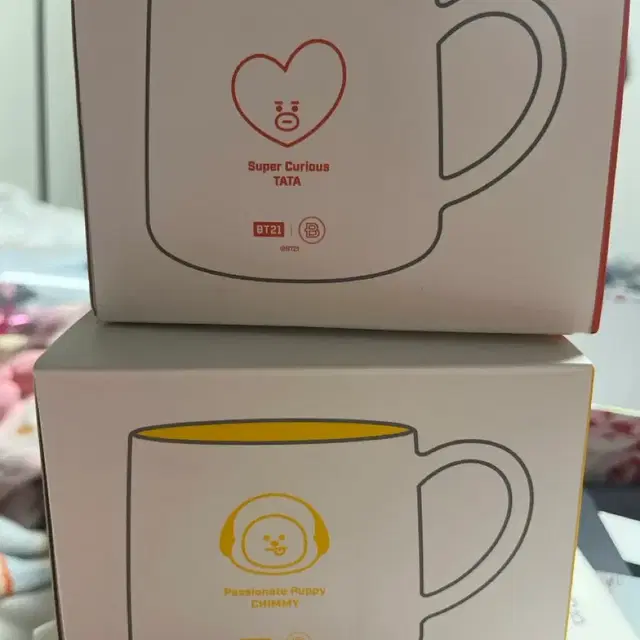 방탄 BT21 TATA CHIMMY 머그컵