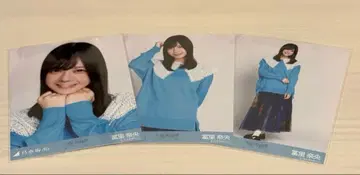 노기자카46 토미사토 리나 브로마이드 카라 부착 코디 컴프