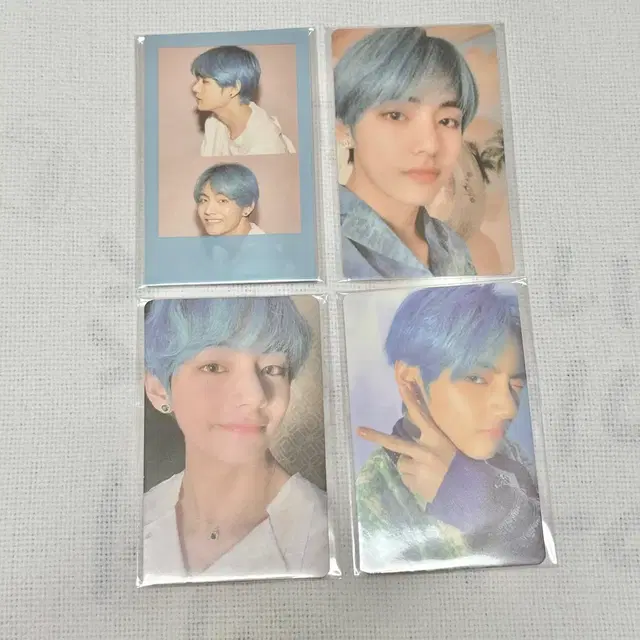 방탄소년단 뷔 포토카드 4장 세트/지민/남준/석진
