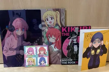 봇치 더 록 코믹 특전 5종 세트 멜론북스 색지 클리어 파일