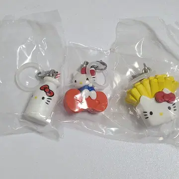 헬로키티 아메리칸 디자인 메지루시 액세서리 3개 세트