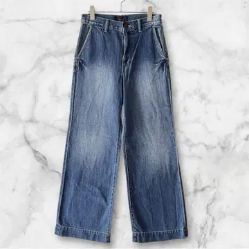 FRAMeWORK/와이드 레그 데님 38