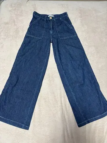 SOMETHING 와이드 데님 팬츠