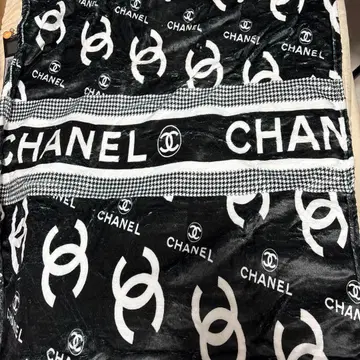 담요 블랙/화이트