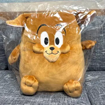 새상품 톰과 제리 FUNNY ART 라스트 원 큰 봉제 인형 쿠션