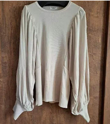 VERMEIL par iena 베이지 벌룬 슬리브