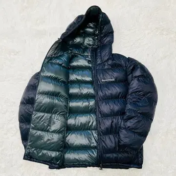 몽벨 알파인 다운 후드티 L 블랙 스태프백 없음 완판템 4