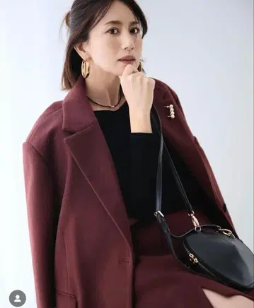 마이 스트라다 빅 자켓 셋업 보르도