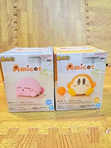 미사용 새상품 별의 커비 아미코토 푸치 와돌디 & 잠자는 커비