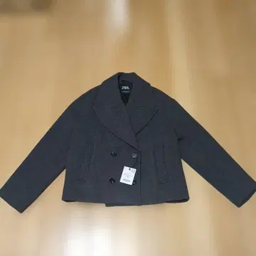 ZARA 그레이 더블 브레스트 자켓 새상품